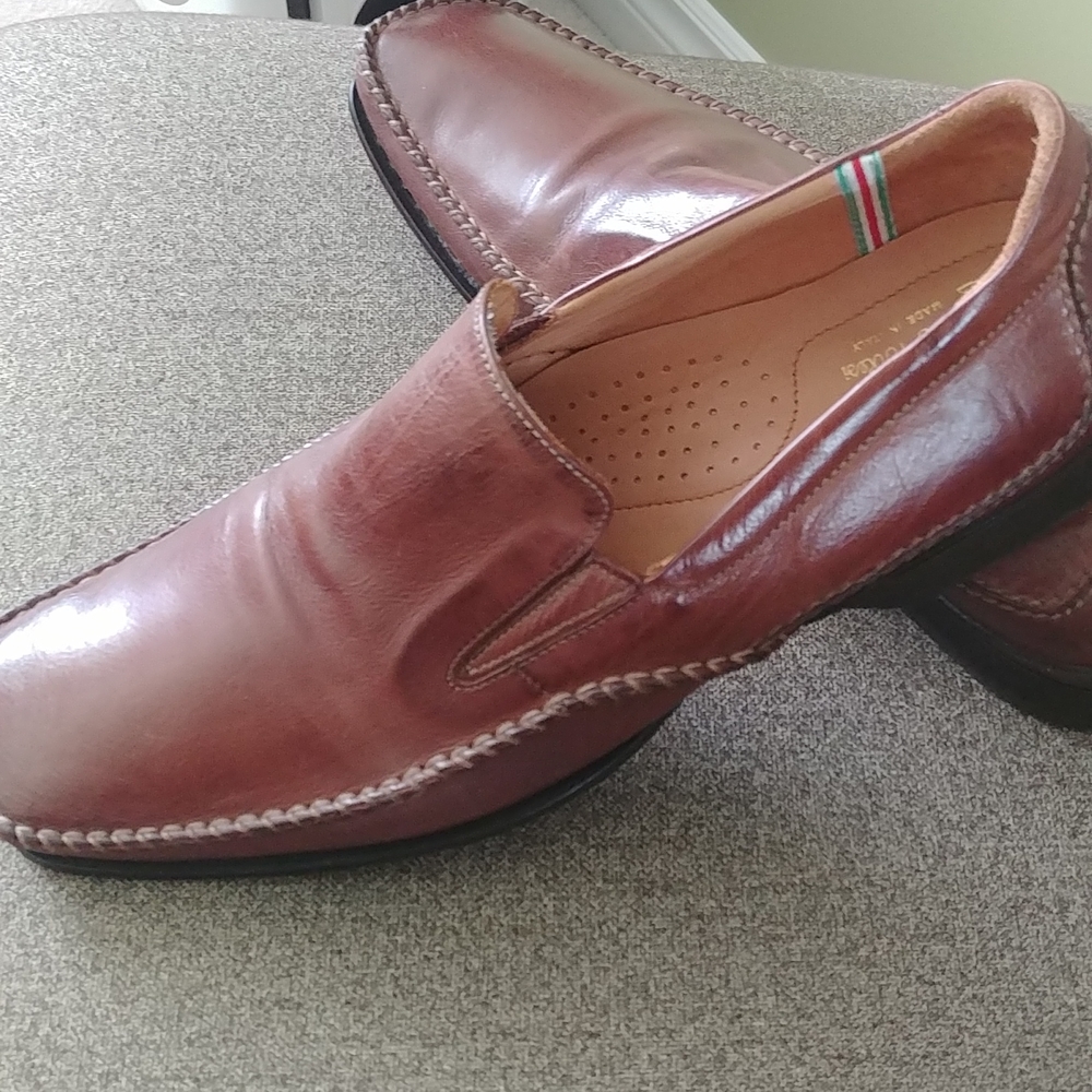 Like new GalizioTorresi hand stiched Leather shoes, size 42, Made in Italy - Picture 3 of 16